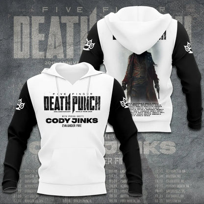 LIMITED EDITION - NEW CUSTOMIZED FIVE FINGER DEATH PUNCH T-SHIRT, HOODIE, ZIP HOODIE