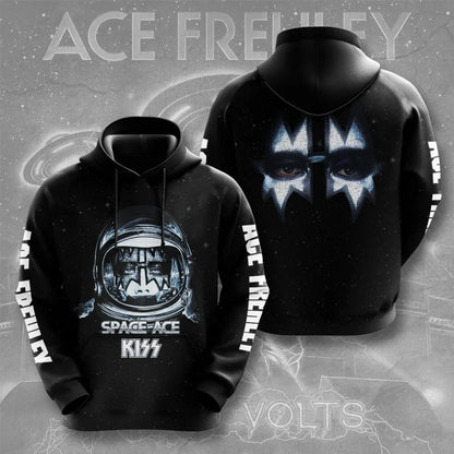 LIMITED EDITION - NEW CUSTOMIZED KISS X ACE FREHLEY T-SHIRT, HOODIE, ZIP HOODIE