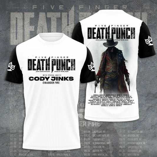 LIMITED EDITION - NEW CUSTOMIZED FIVE FINGER DEATH PUNCH T-SHIRT, HOODIE, ZIP HOODIE
