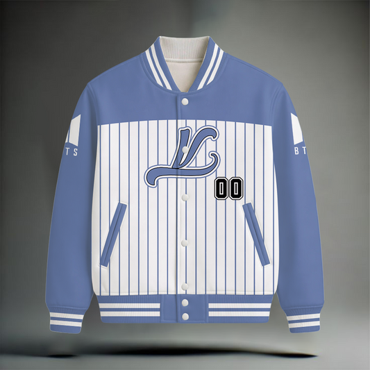 LIMITED EDITION - NEW CUSTOMIZED BTS SATIN VARSITY JACKET