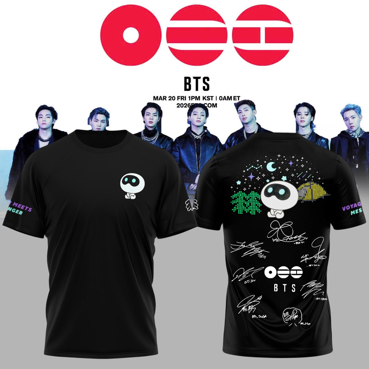 LIMITED EDITION - BTS COMEBACK WORLD TOUR APPAREL