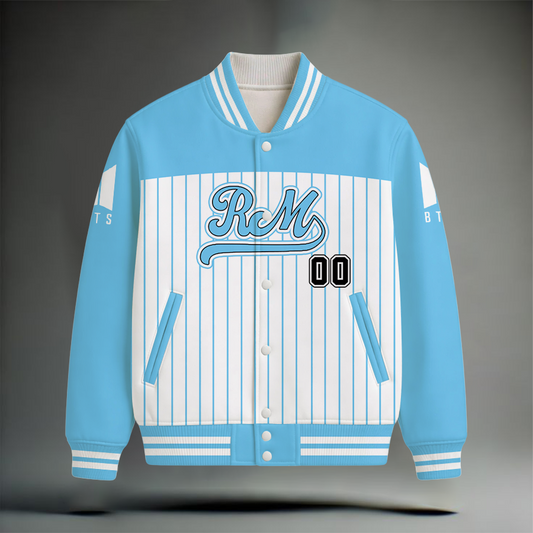 LIMITED EDITION - NEW CUSTOMIZED BTS SATIN VARSITY JACKET