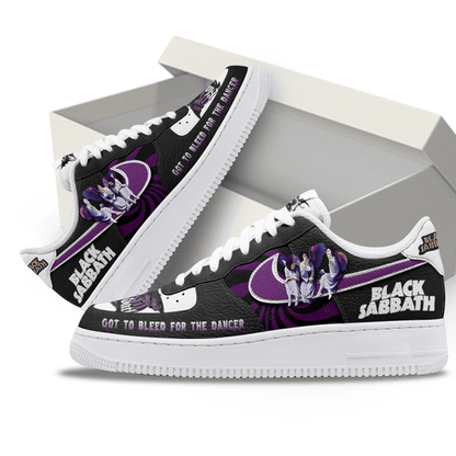 LIMITED EDITION - NEW CUSTOMIZED BLACK SABBATH AF1 SHOES