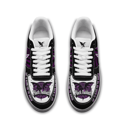 LIMITED EDITION - NEW CUSTOMIZED BLACK SABBATH AF1 SHOES
