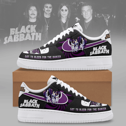 LIMITED EDITION - NEW CUSTOMIZED BLACK SABBATH AF1 SHOES