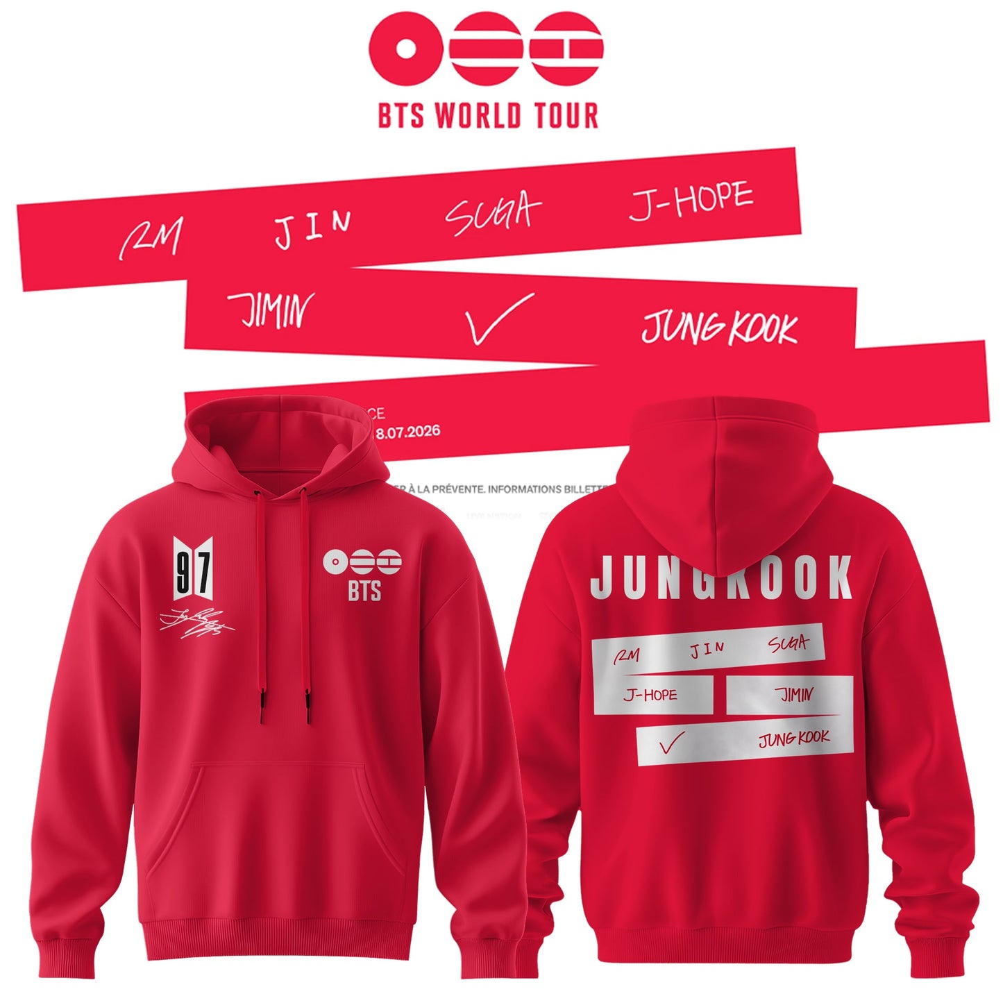 LIMITED EDITION - BTS COMEBACK WORLD TOUR APPAREL
