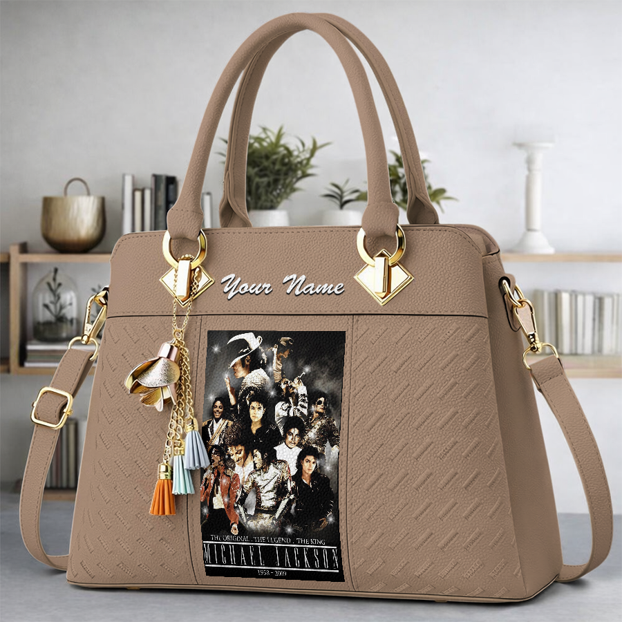 LIMITED EDITION - NEW CUSTOMIZED MICHAEL JACKSON WOMEN'S HANDBAGS MULTICOLOR