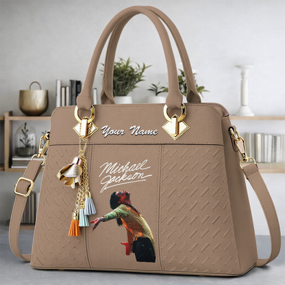 LIMITED EDITION - NEW CUSTOMIZED MICHAEL JACKSON WOMEN'S HANDBAGS MULTICOLOR