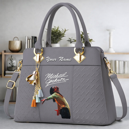 LIMITED EDITION - NEW CUSTOMIZED MICHAEL JACKSON WOMEN'S HANDBAGS MULTICOLOR