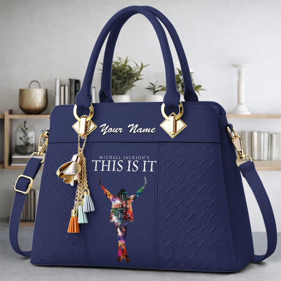 LIMITED EDITION - NEW CUSTOMIZED MICHAEL JACKSON WOMEN'S HANDBAGS MULTICOLOR