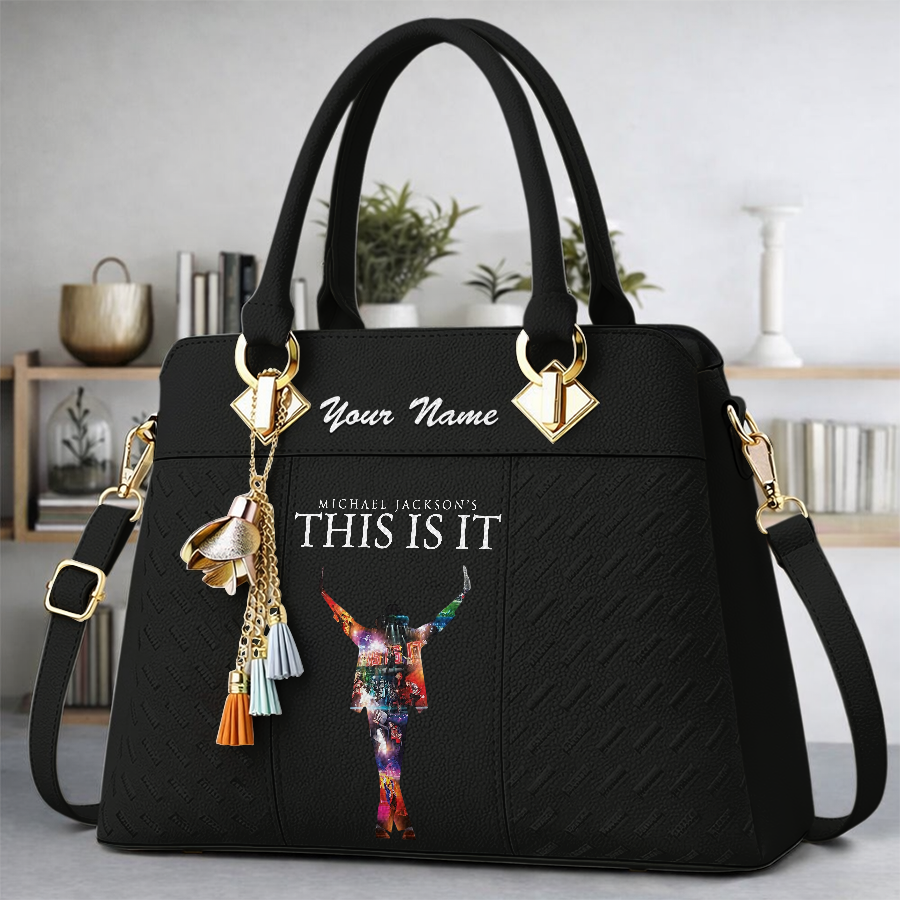 LIMITED EDITION - NEW CUSTOMIZED MICHAEL JACKSON WOMEN'S HANDBAGS MULTICOLOR
