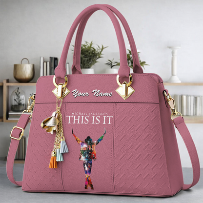 LIMITED EDITION - NEW CUSTOMIZED MICHAEL JACKSON WOMEN'S HANDBAGS MULTICOLOR