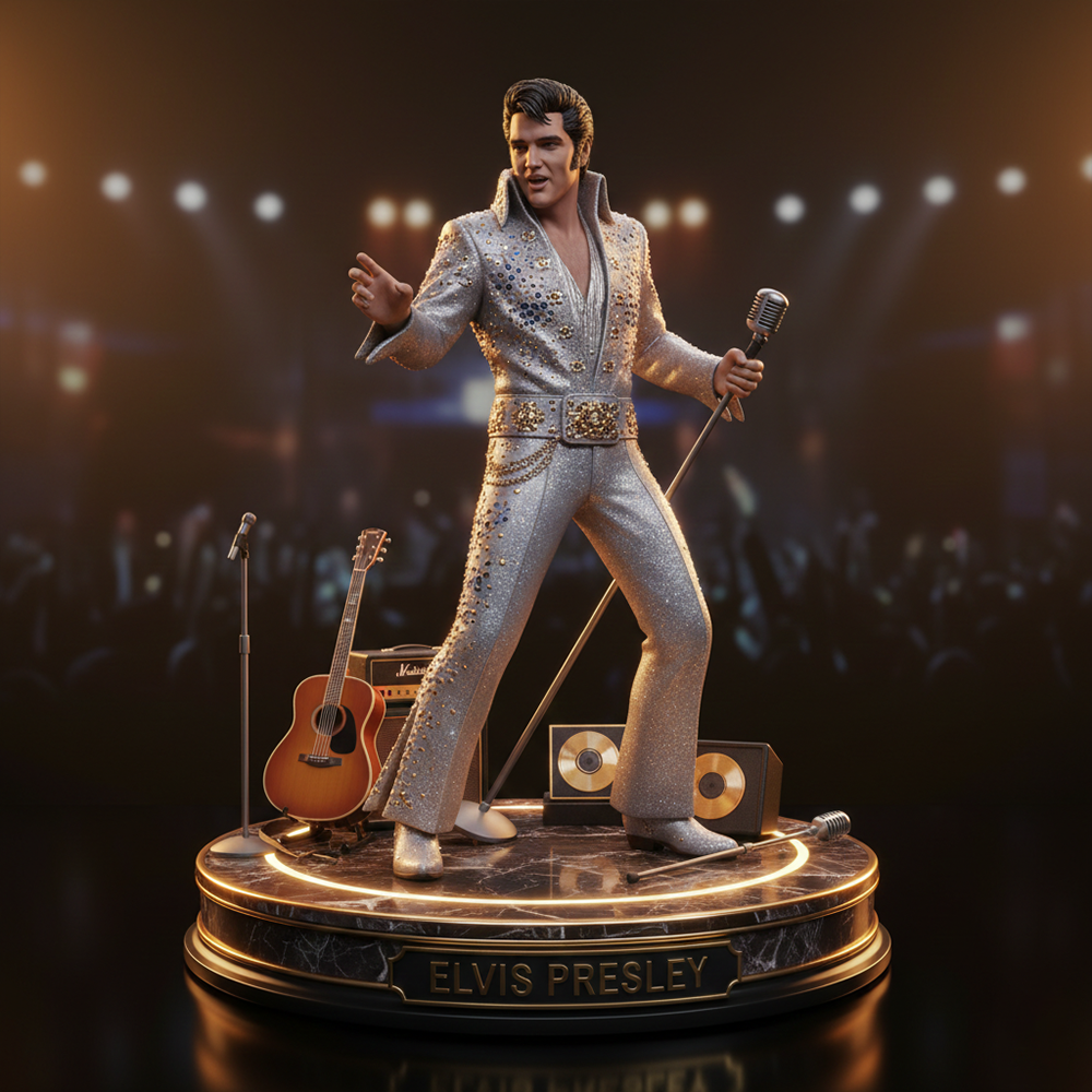 LIMITED EDITION - NEW CUSTOMIZED ELVIS PRESLEY ACRYLIC PLAQUE