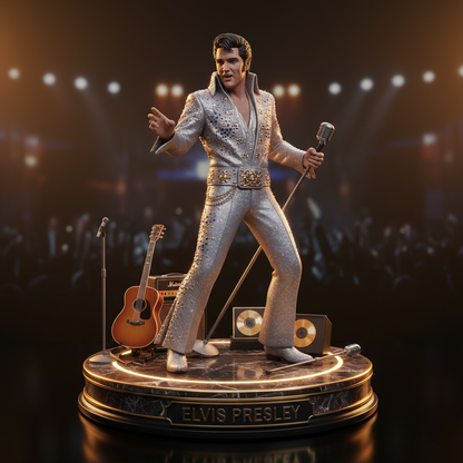 LIMITED EDITION - NEW CUSTOMIZED ELVIS PRESLEY ACRYLIC PLAQUE