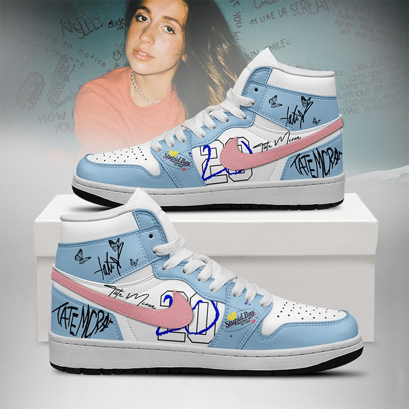 LIMITED EDITION - NEW CUSTOMIZED TATE MCRAE AIR JORDAN SHOES