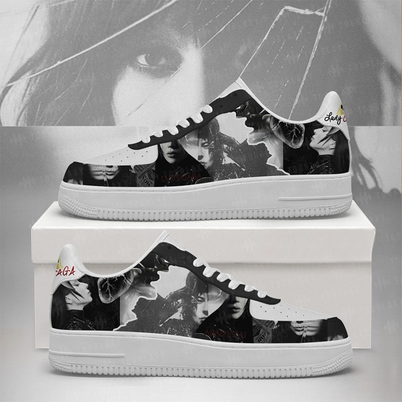 LIMITED EDITION - NEW CUSTOMIZED LADY GAGA AF1 SHOES