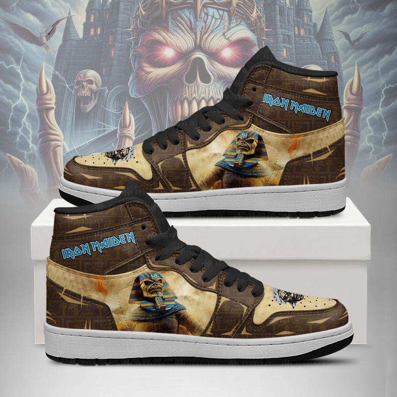 LIMITED EDITION - NEW CUSTOMIZED IRON MAIDEN AIR JORDAN SHOES