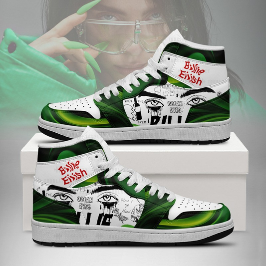 LIMITED EDITION - NEW CUSTOMIZED BILLIE EILISH AIR JORDAN SHOES
