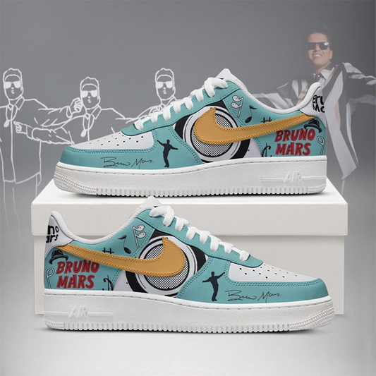 LIMITED EDITION - NEW CUSTOMIZED BRUNO MARS AF1 SHOES