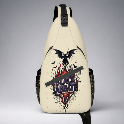 LIMITED EDITION - NEW CUSTOMIZED BLACK SABBATH SLING BAG