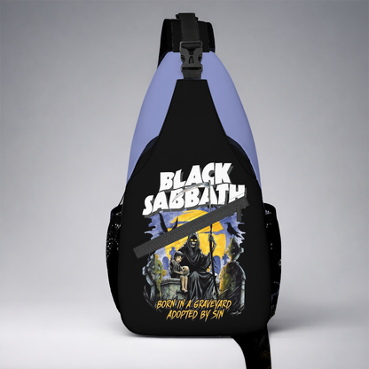 LIMITED EDITION - NEW CUSTOMIZED BLACK SABBATH SLING BAG