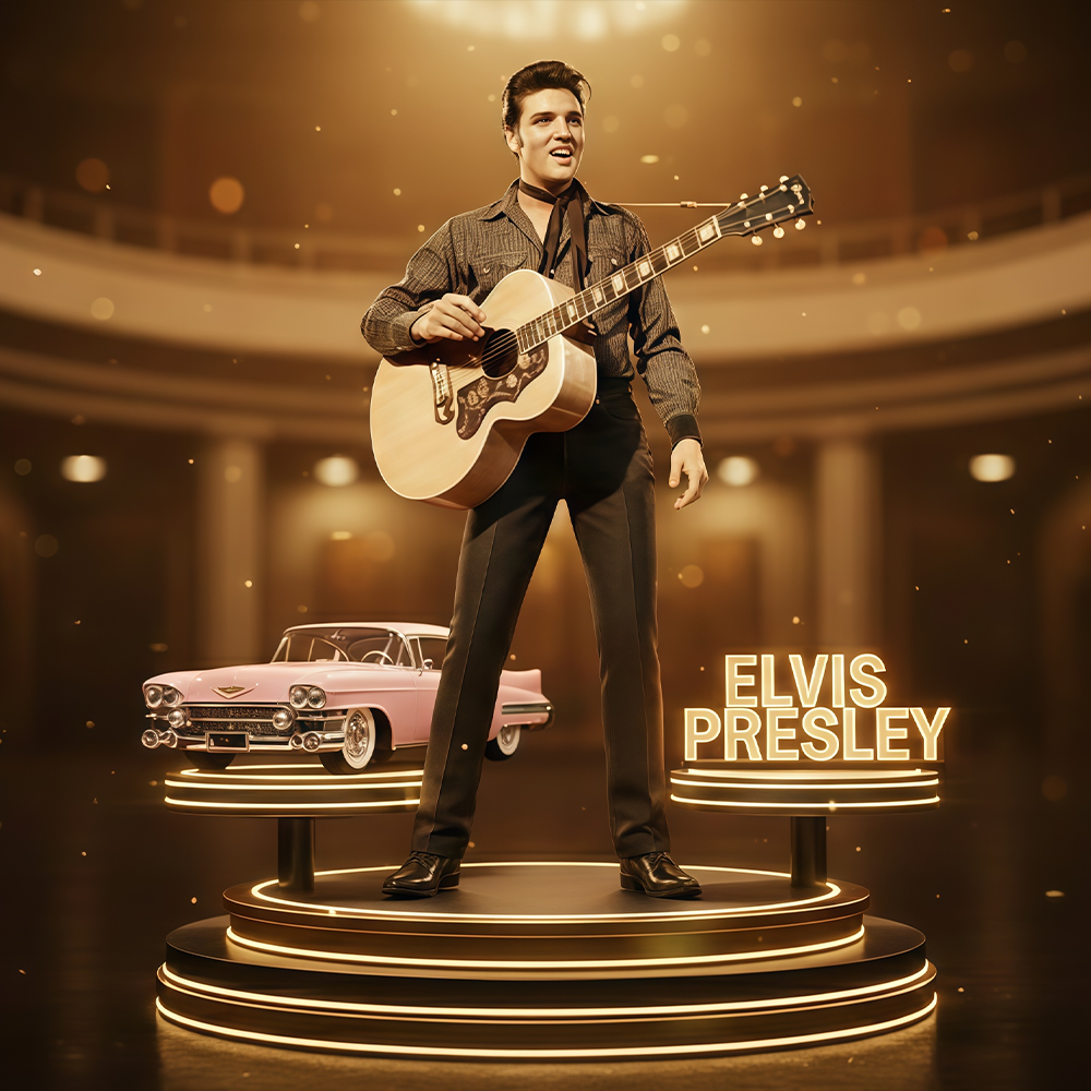 LIMITED EDITION - NEW CUSTOMIZED ELVIS PRESLEY ACRYLIC PLAQUE