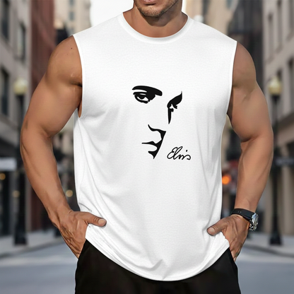 LIMITED EDITION - NEW CUSTOMIZED ELVIS PRESLEY MEN’S GYM SHIRT