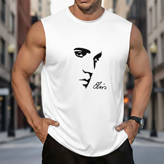 LIMITED EDITION - NEW CUSTOMIZED ELVIS PRESLEY MEN’S GYM SHIRT
