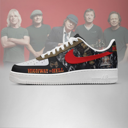 LIMITED EDITION - NEW CUSTOMIZED AC/DC AF1 SHOES