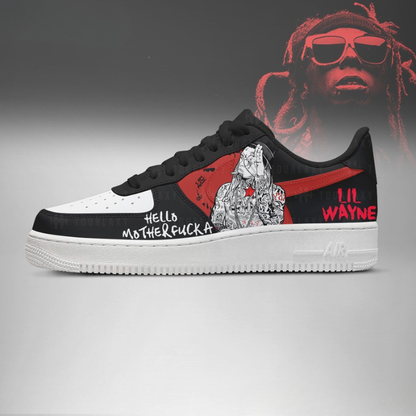 LIMITED EDITION - NEW CUSTOMIZED LIL WAYNE AF1 SHOES