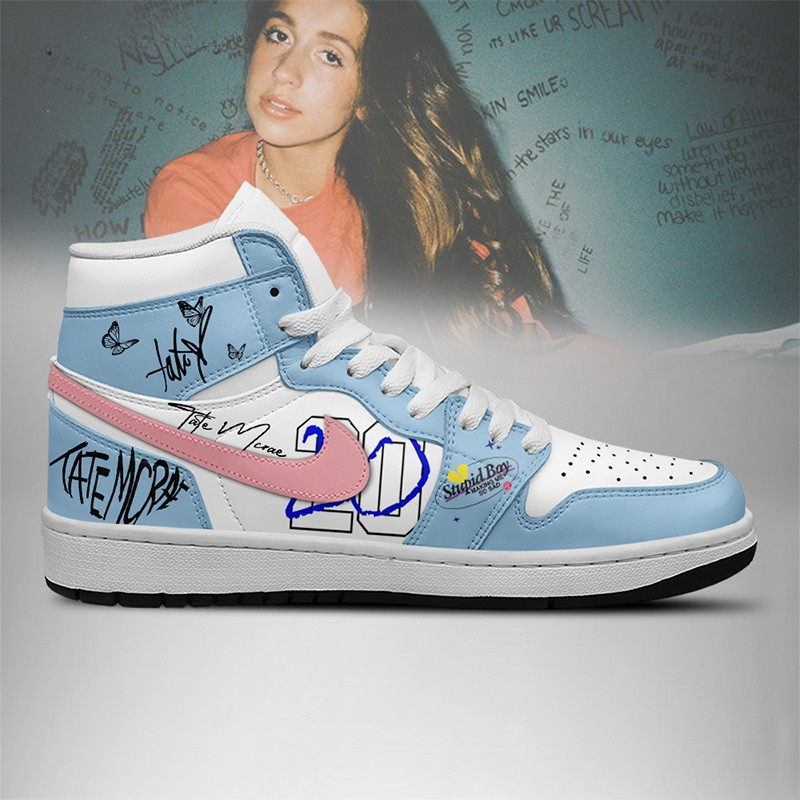 LIMITED EDITION - NEW CUSTOMIZED TATE MCRAE AIR JORDAN SHOES