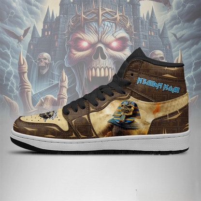 LIMITED EDITION - NEW CUSTOMIZED IRON MAIDEN AIR JORDAN SHOES