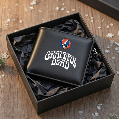 LIMITED EDITION - NEW CUSTOMIZED GRATEFUL DEAD LEATHER WALLET