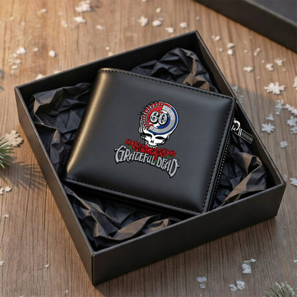 LIMITED EDITION - NEW CUSTOMIZED GRATEFUL DEAD LEATHER WALLET