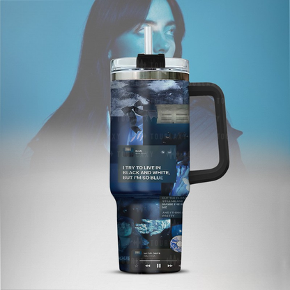 LIMITED EDITION - NEW CUSTOMIZED BILLIE EILISH TUMBLER CUP