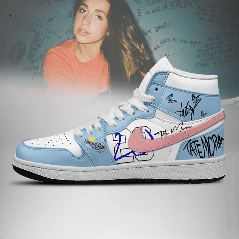 LIMITED EDITION - NEW CUSTOMIZED TATE MCRAE AIR JORDAN SHOES