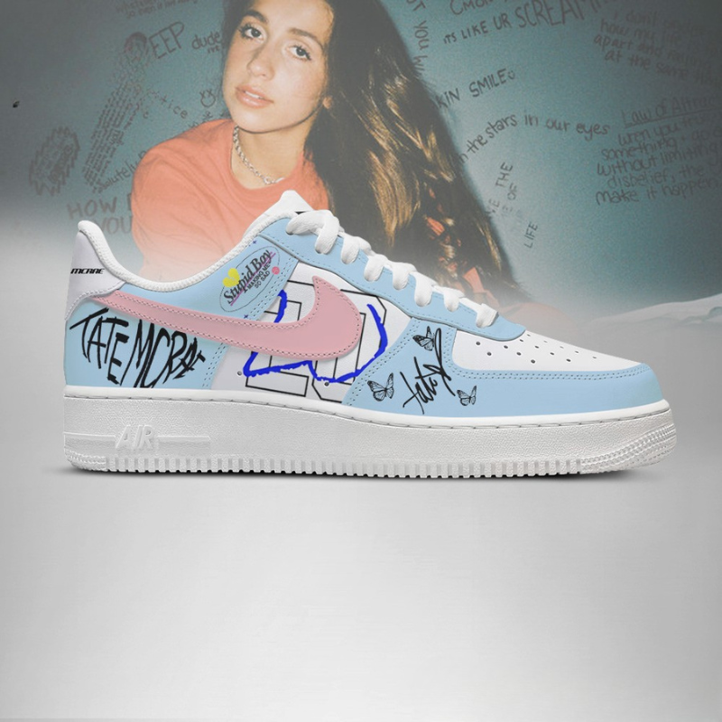LIMITED EDITION - NEW CUSTOMIZED TATE MCRAE AF1 SHOES