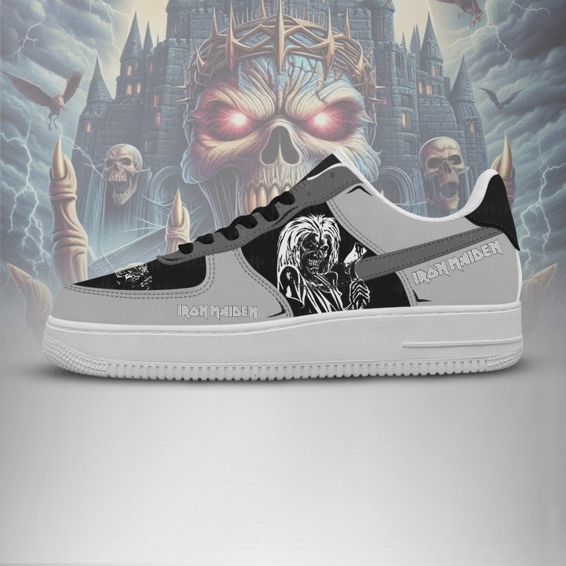 LIMITED EDITION - NEW CUSTOMIZED IRON MAIDEN AF1 SHOES
