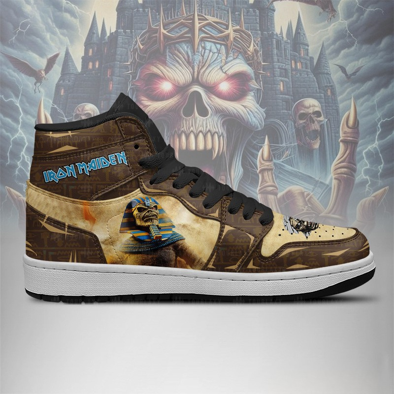 LIMITED EDITION - NEW CUSTOMIZED IRON MAIDEN AIR JORDAN SHOES
