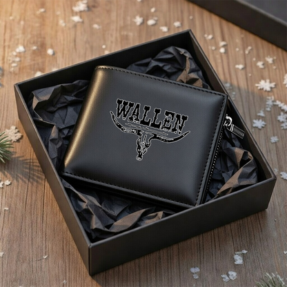 LIMITED EDITION - NEW CUSTOMIZED MORGAN WALLEN LEATHER WALLET