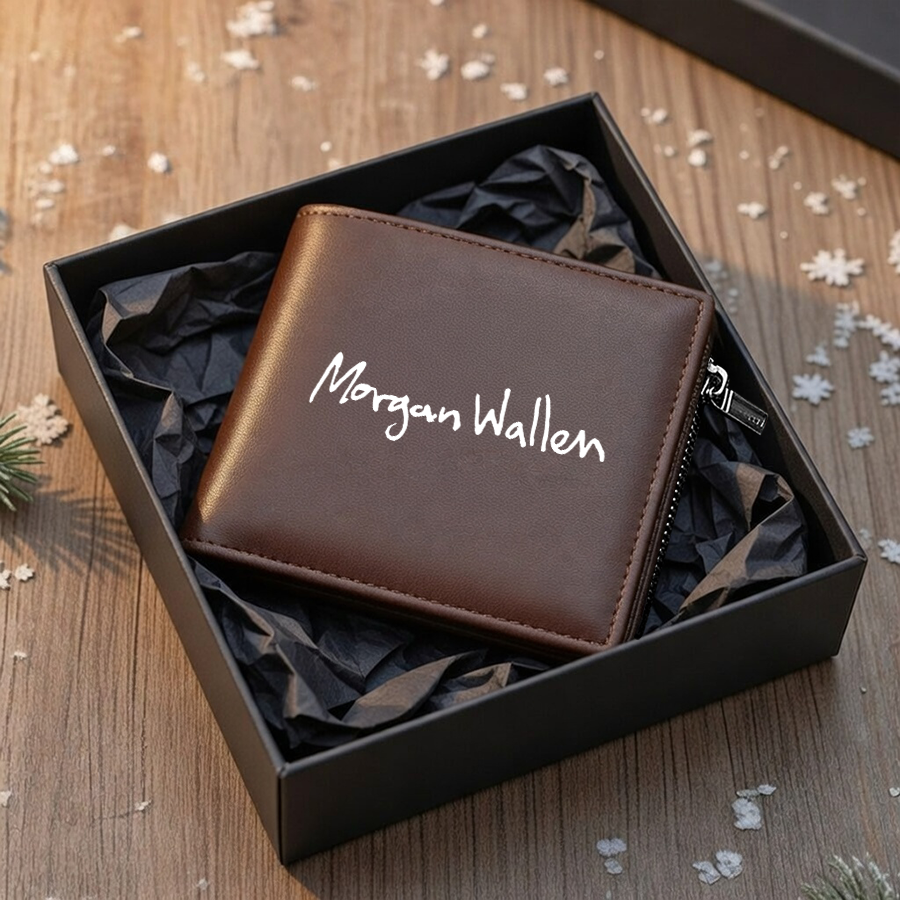 LIMITED EDITION - NEW CUSTOMIZED MORGAN WALLEN LEATHER WALLET