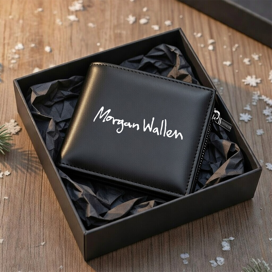 LIMITED EDITION - NEW CUSTOMIZED MORGAN WALLEN LEATHER WALLET