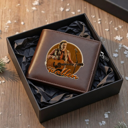 LIMITED EDITION - NEW CUSTOMIZED MORGAN WALLEN LEATHER WALLET