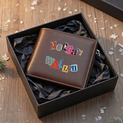 LIMITED EDITION - NEW CUSTOMIZED MORGAN WALLEN LEATHER WALLET