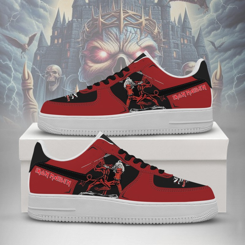 LIMITED EDITION - NEW CUSTOMIZED IRON MAIDEN AF1 SHOES