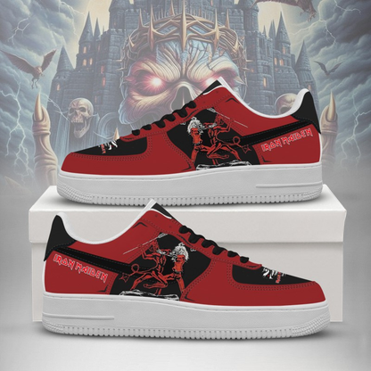 LIMITED EDITION - NEW CUSTOMIZED IRON MAIDEN AF1 SHOES