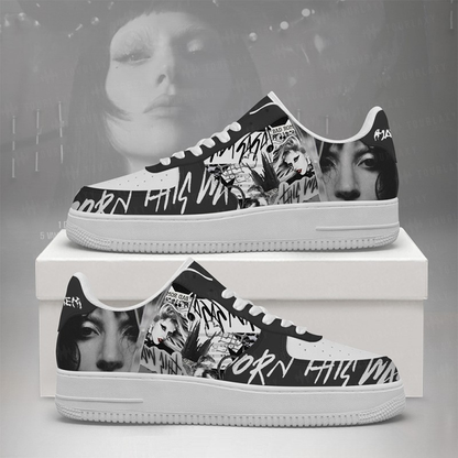 LIMITED EDITION - NEW CUSTOMIZED LADY GAGA AF1 SHOES