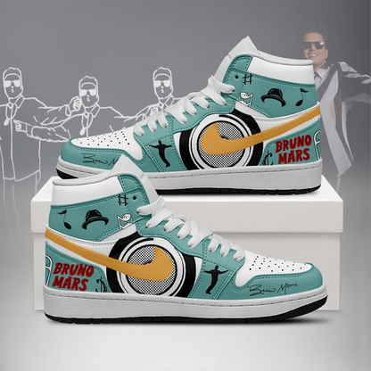 LIMITED EDITION - NEW CUSTOMIZED BRUNO MARS AIR JORDAN SHOES
