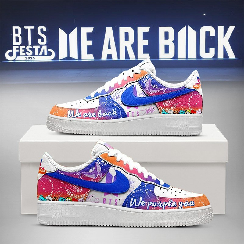 LIMITED EDITION - BTS COMEBACK WORLD TOUR AF1 SHOES