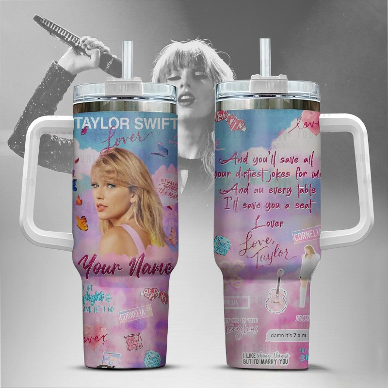 LIMITED EDITION - NEW CUSTOMIZED TAYLOR SWIFT 40 Oz TUMBLER